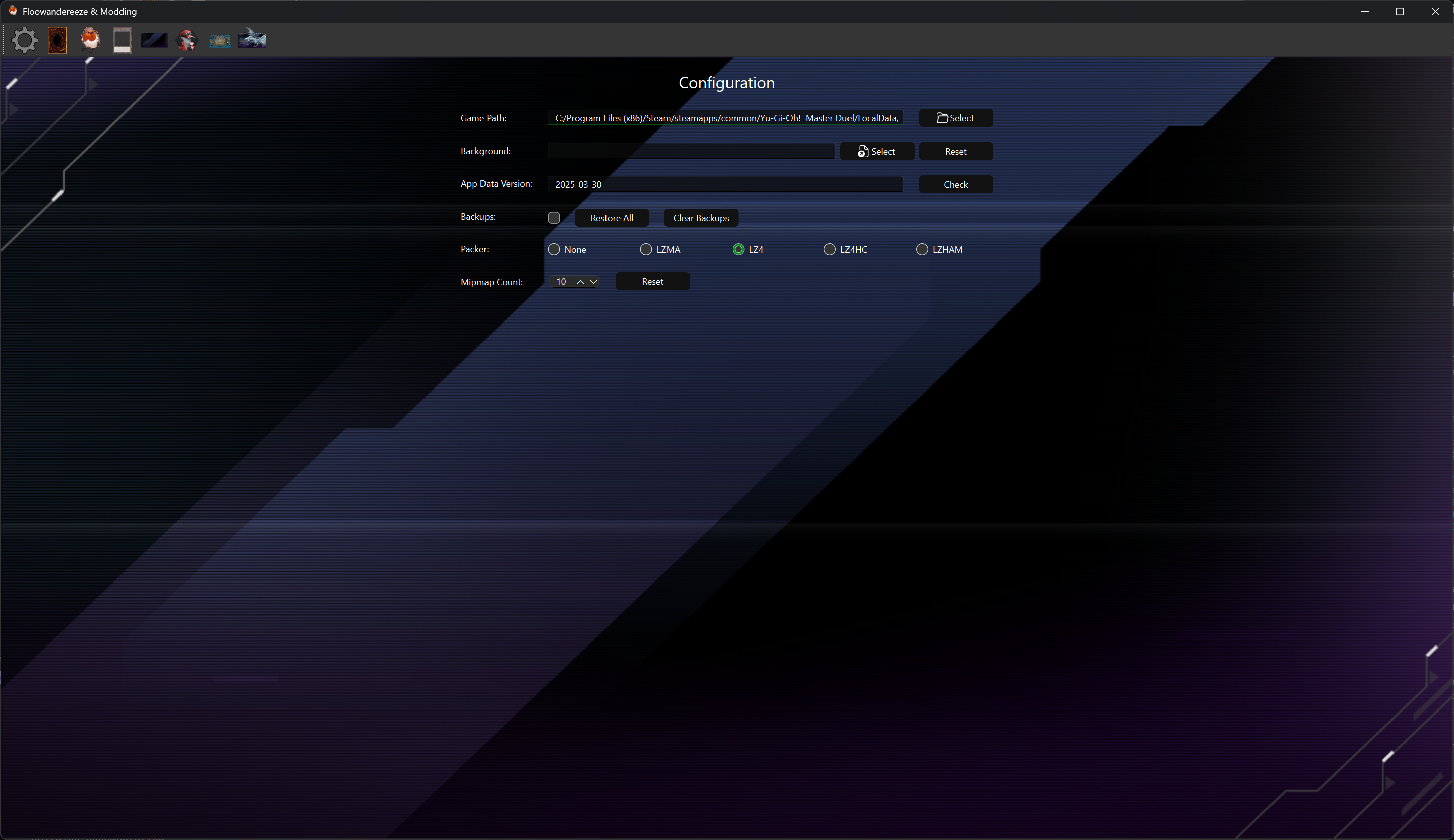 Configuration Page Preview